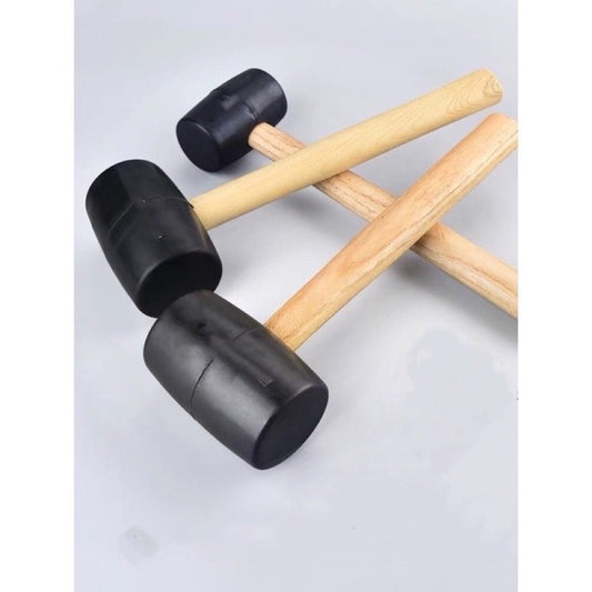 Rubber Mallet Double Faced Soft Hammer with Wooden Handle Maso Martilyo for tiles